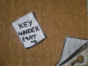 key-under-mat